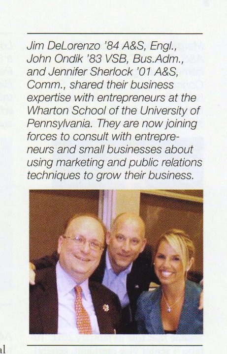 Jennifer Sherlock featured in Villanova University Alumni Magazine